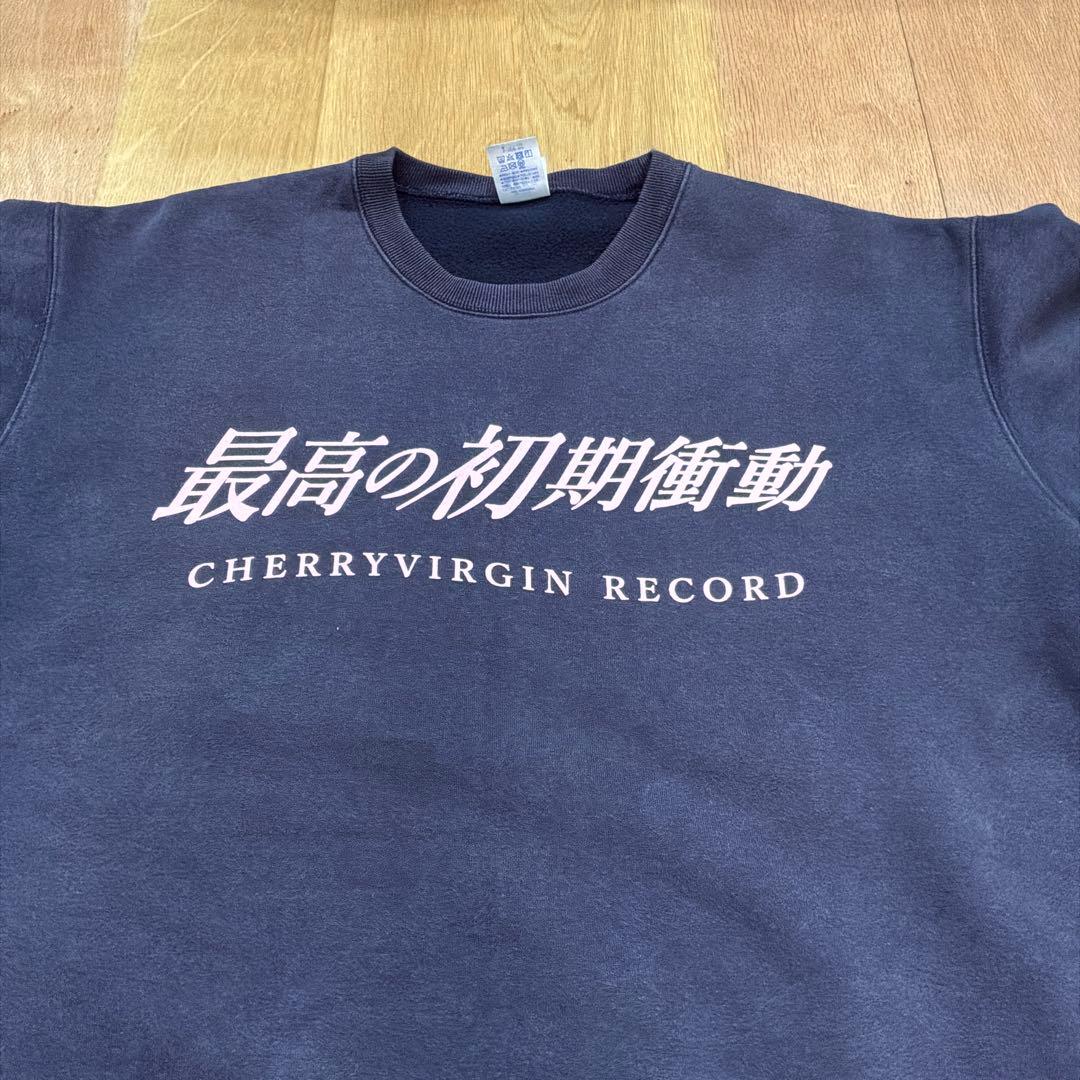 東京初期衝動CHERRYVIRGIN RECORD スウェットシャツ
