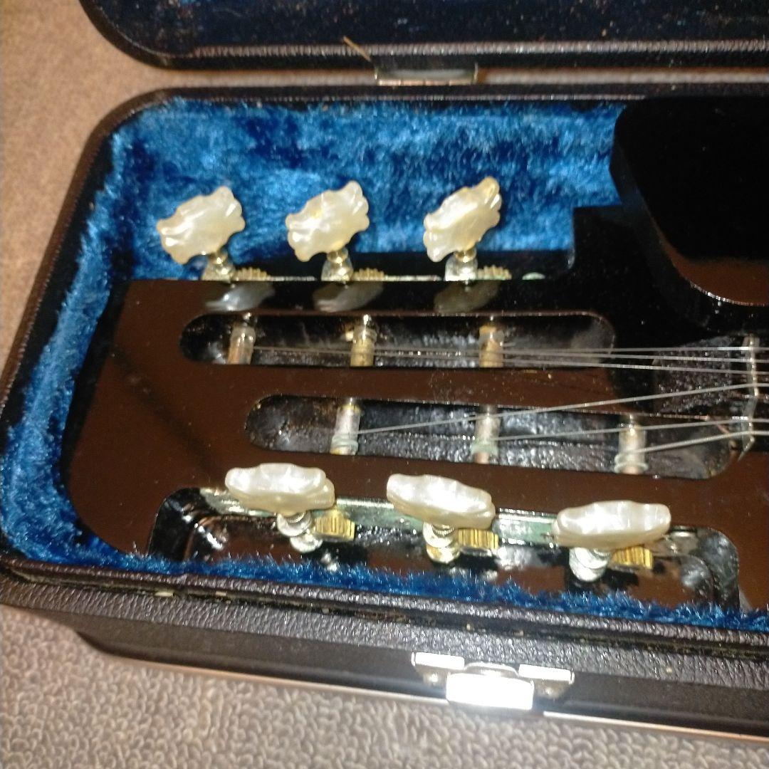 昭和レトロ 琴 ケース付き ピーコックハープ 人力車 花柄 大正琴 和楽器