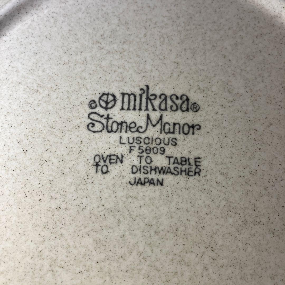 D-4 Mikasaミカサ StoneManor LUSCIOUS 大皿 日本製