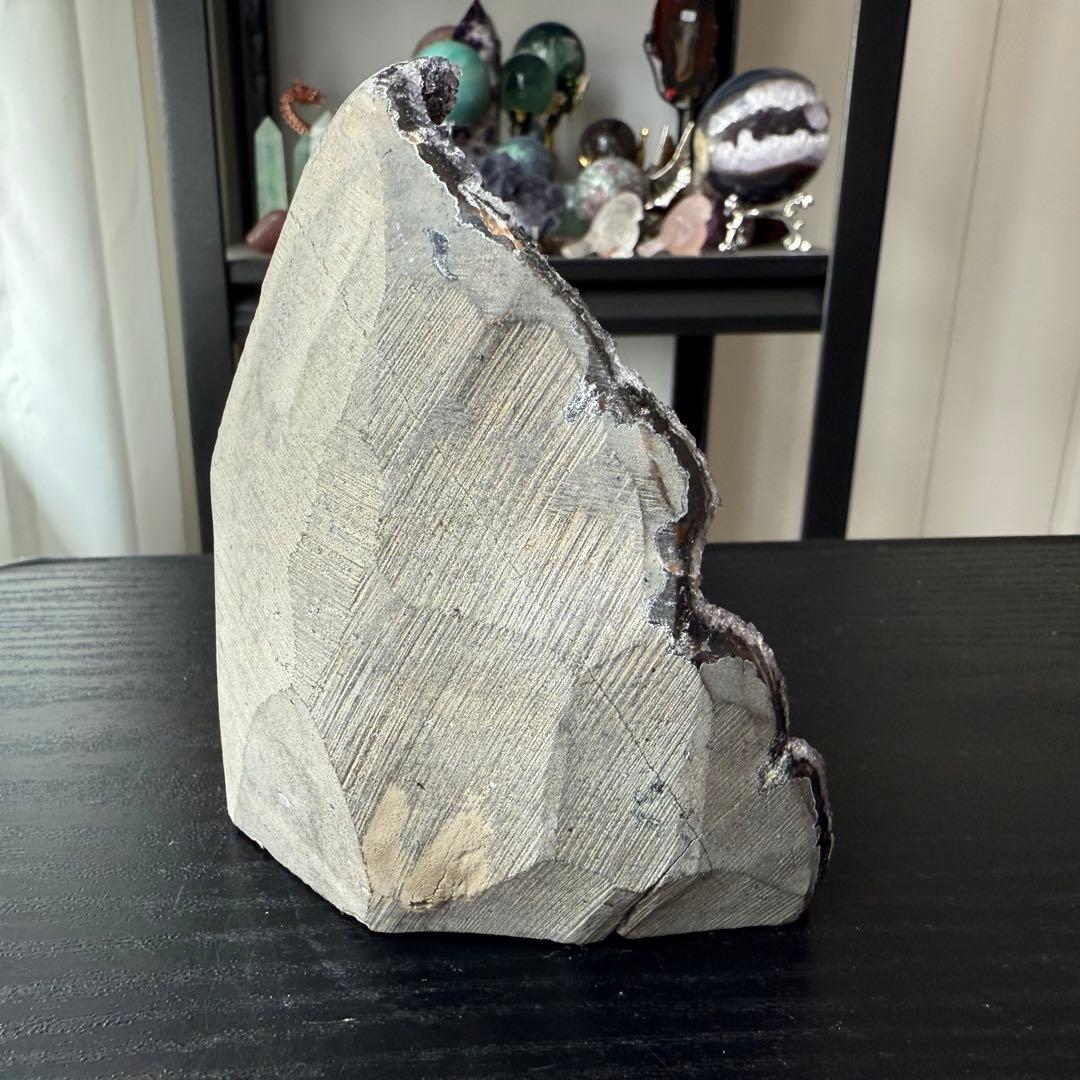 天然石アメジストのドーム　置物NO.070906