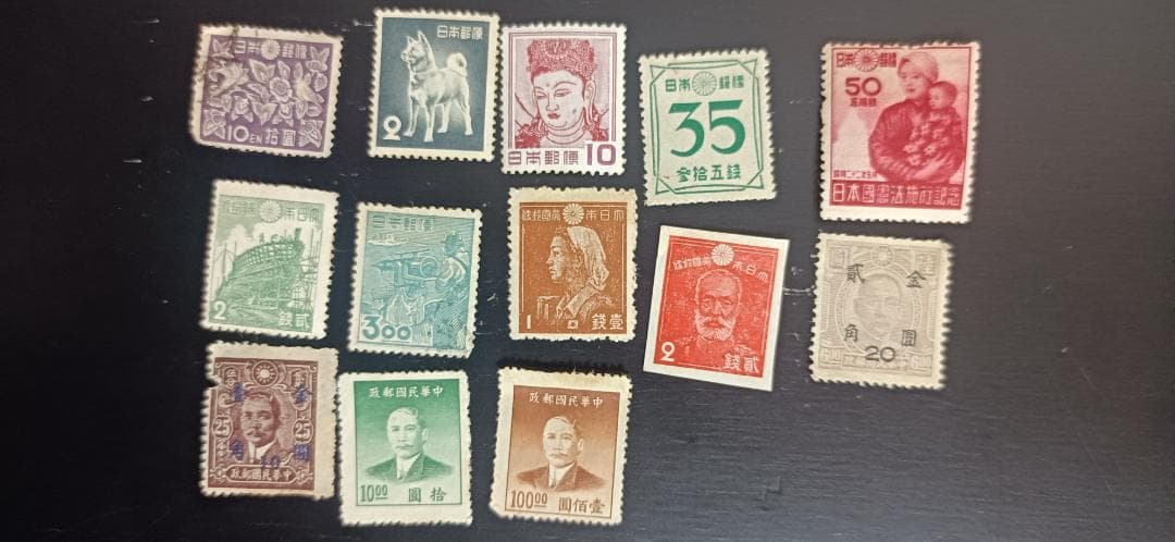 使用済切手コレクション　約410枚　未使用もいくつか有り