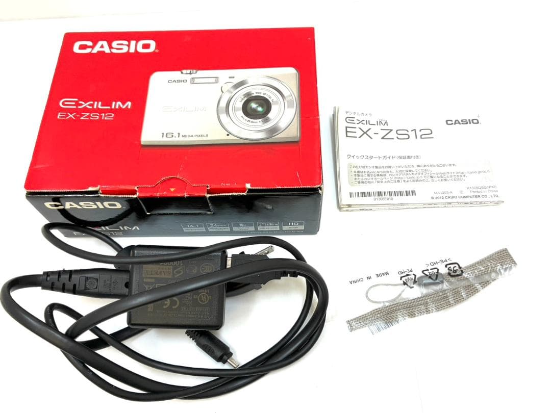 25H11-021 カシオ EXILIM EX-ZS12 デジカメ ピンク 箱付