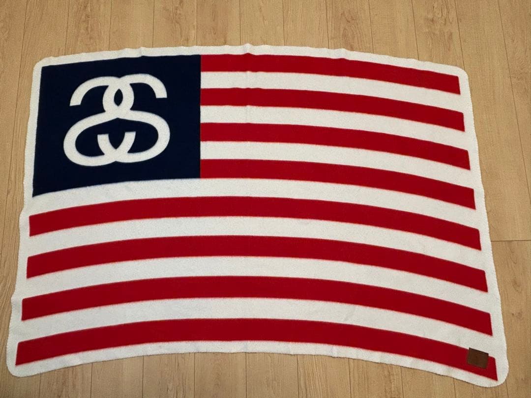 非売品　激レア　Stussy アメリカ国旗デザインブランケット