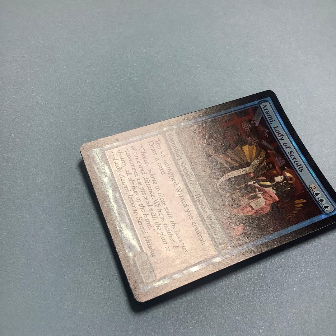 巻物の君、あざみ　 CHK英語foil