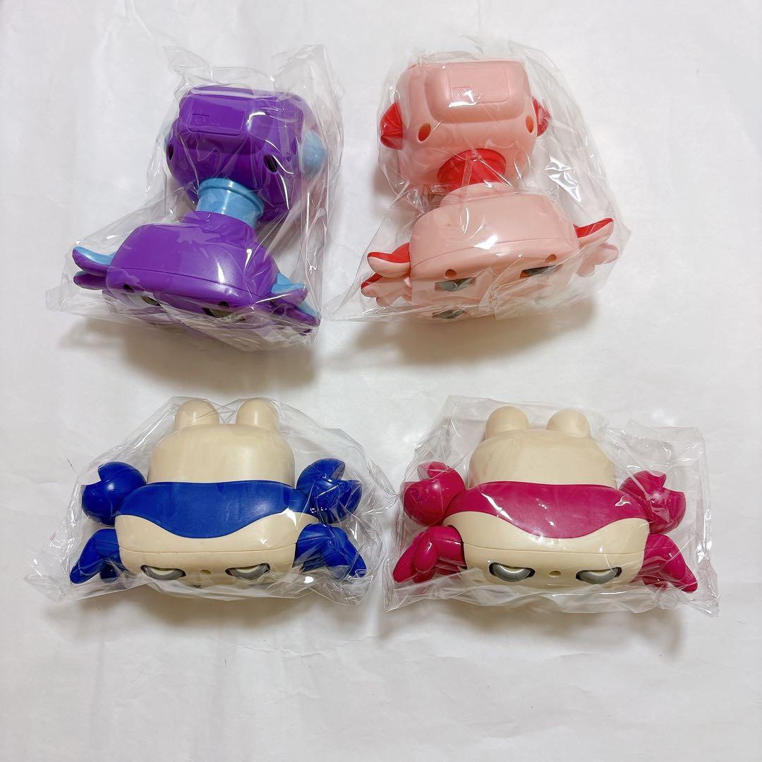 CARLORBO 車 おもちゃ ミニカー タコ カニ 1~5歳向け4台セット