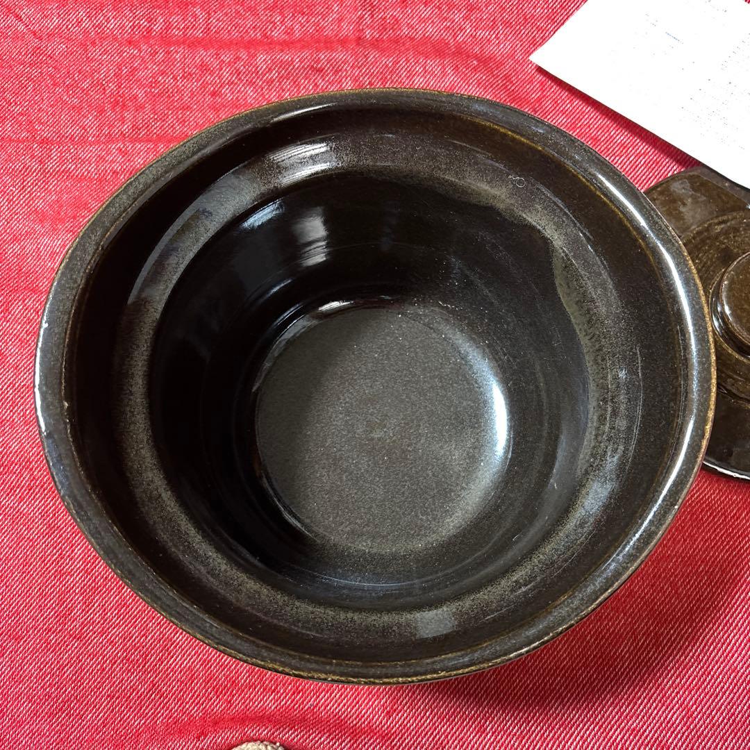 【新品未使用】無印良品　土釜おこげ　3合炊き
