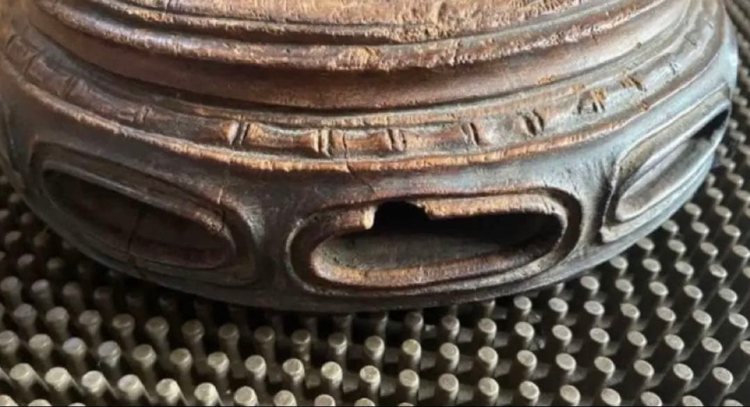 【１６〜１７世紀・アンティーク】青磁(茶盤・茶船)鑑賞スタンド付・３点セット