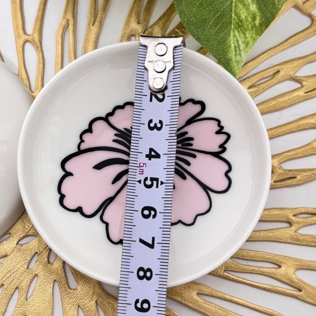 marimekko 花柄皿 2枚セット 直径約8.5センチ