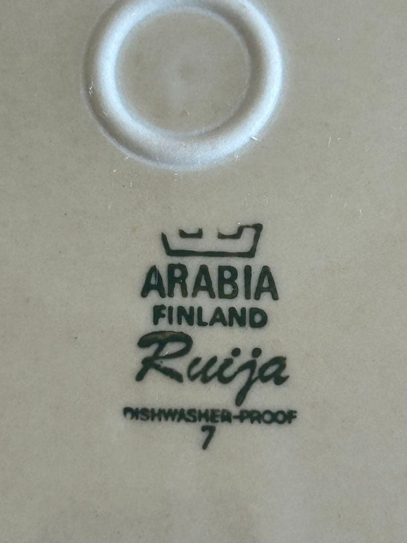 アラビア　ルイヤ（ルイージャ）　ディナープレート25.5cm 【美品】