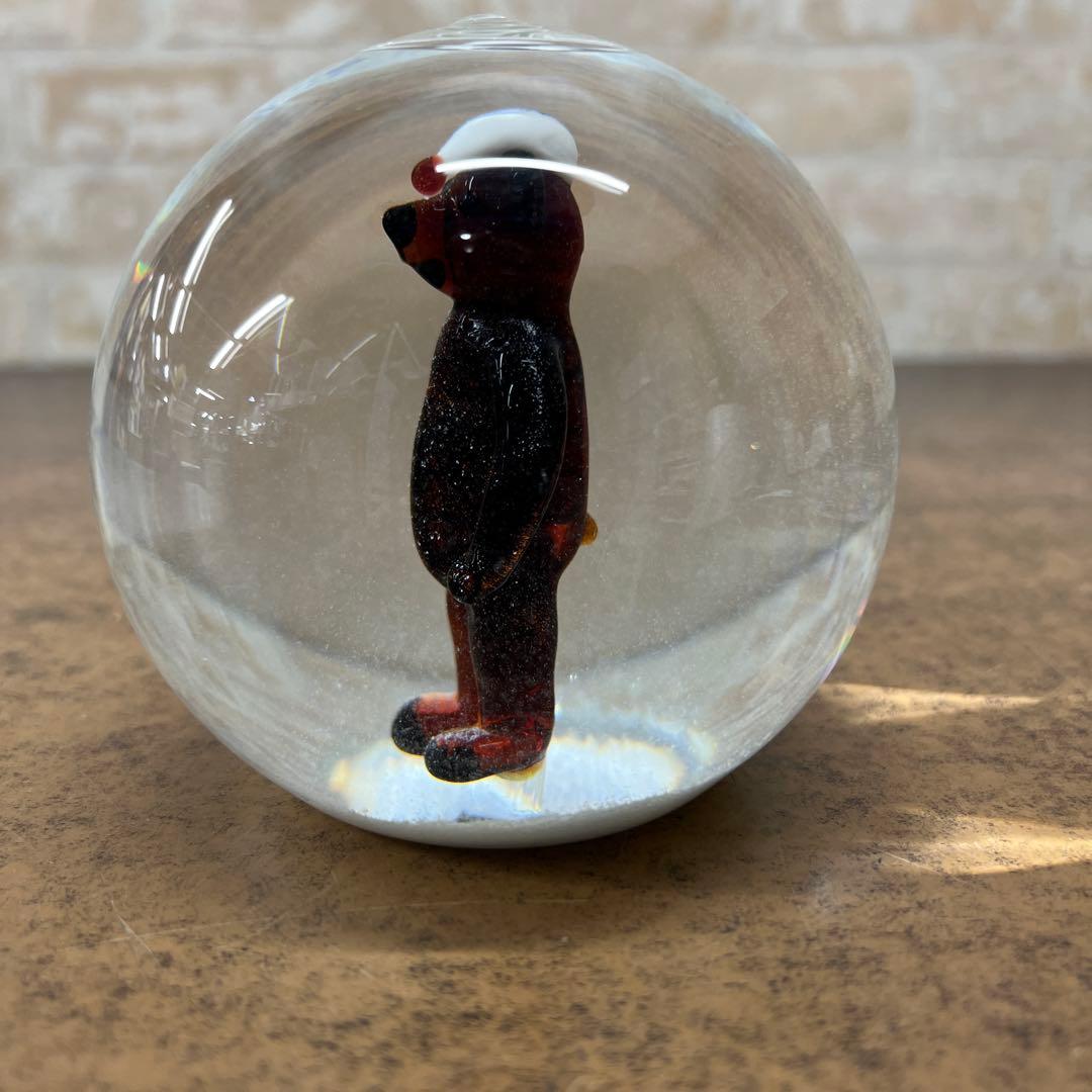 D3【used】 GLAS&LICHT グラス&リヒト スノードーム クマ