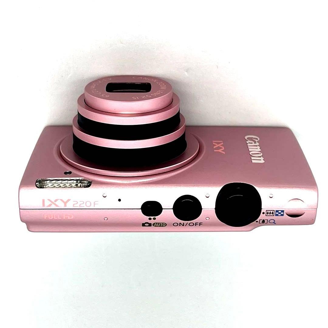 Canon IXY 220F ピンク デジカメ バッテリー1個・充電器・説明書