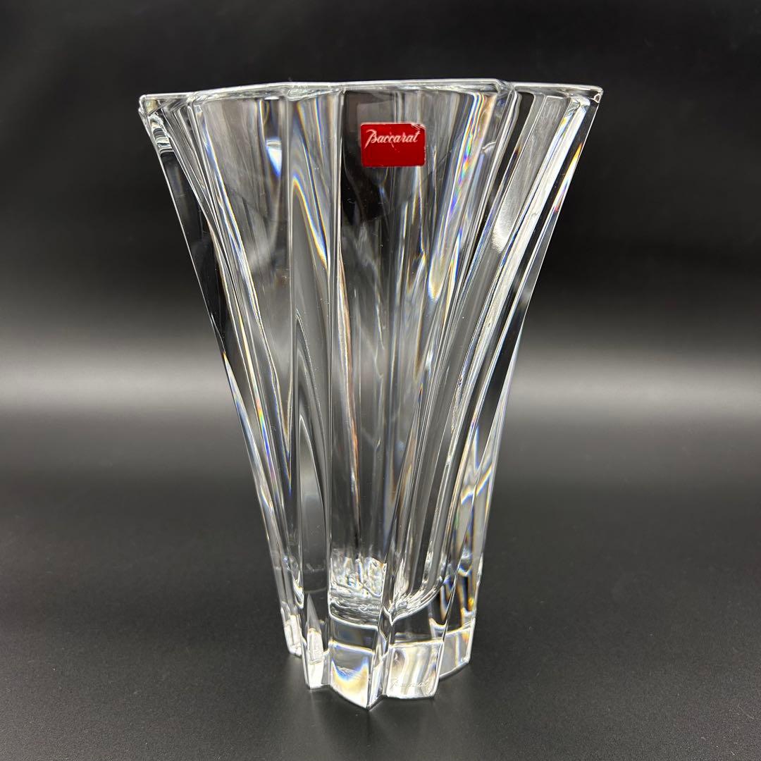 【新品・未使用品】バカラ　オブジェクティフ　花瓶　フラワー　ベース　大型