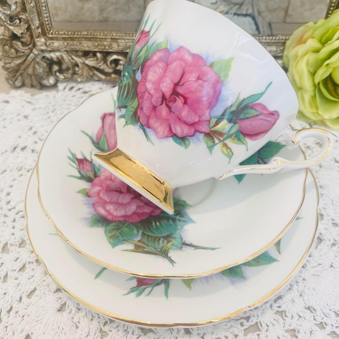 パラゴン　トリオセット　ピンク　プレリュード　英国　ヴィンテージ　アンティーク