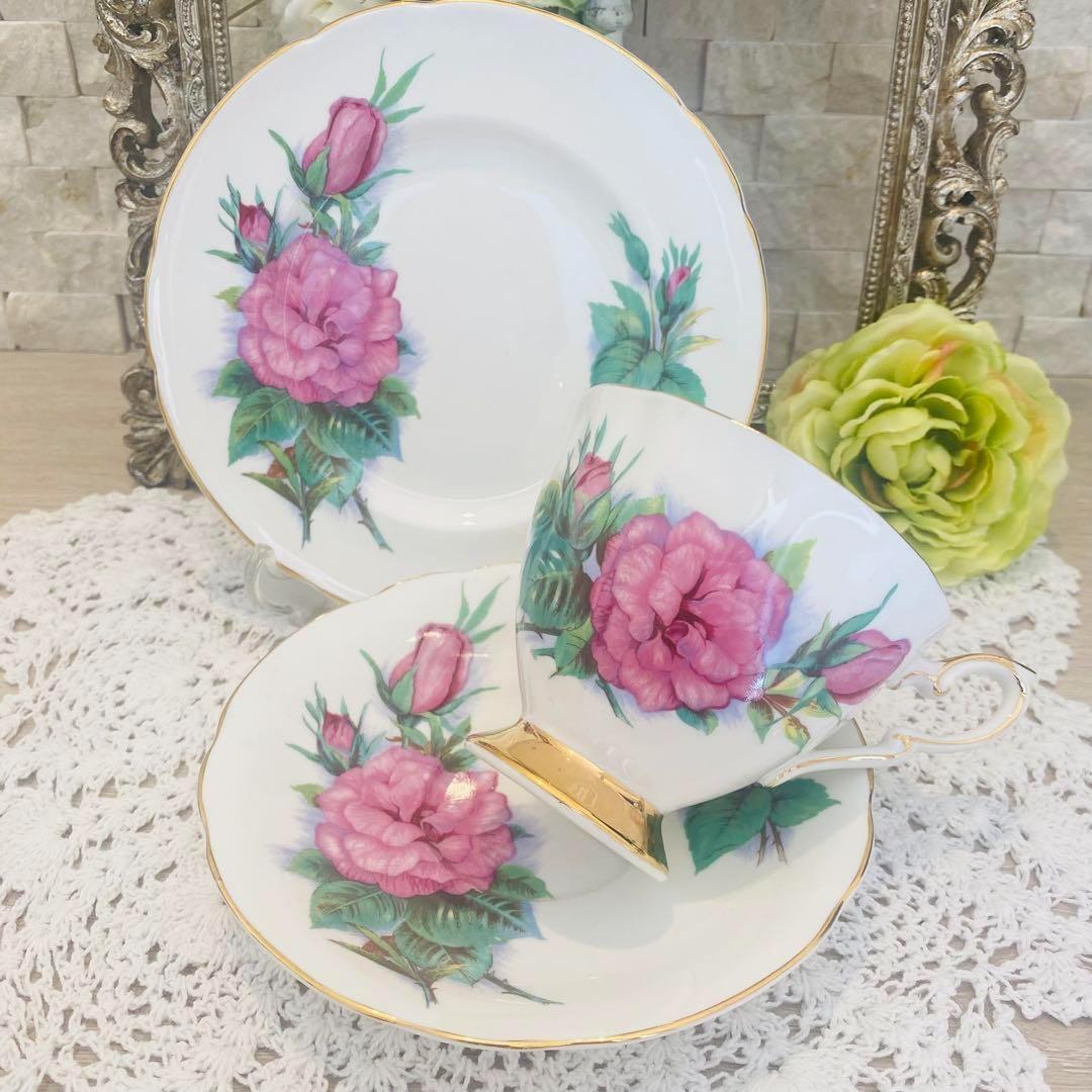 パラゴン　トリオセット　ピンク　プレリュード　英国　ヴィンテージ　アンティーク