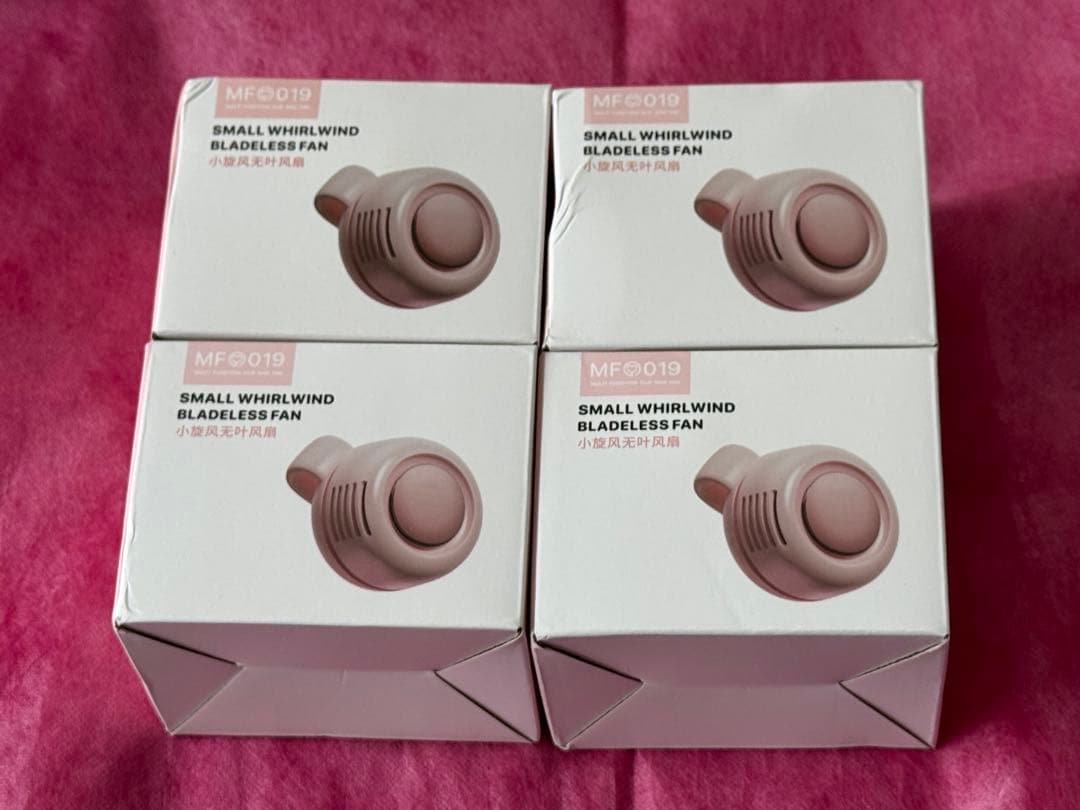 small whirlwind bladeless fan　4台セット