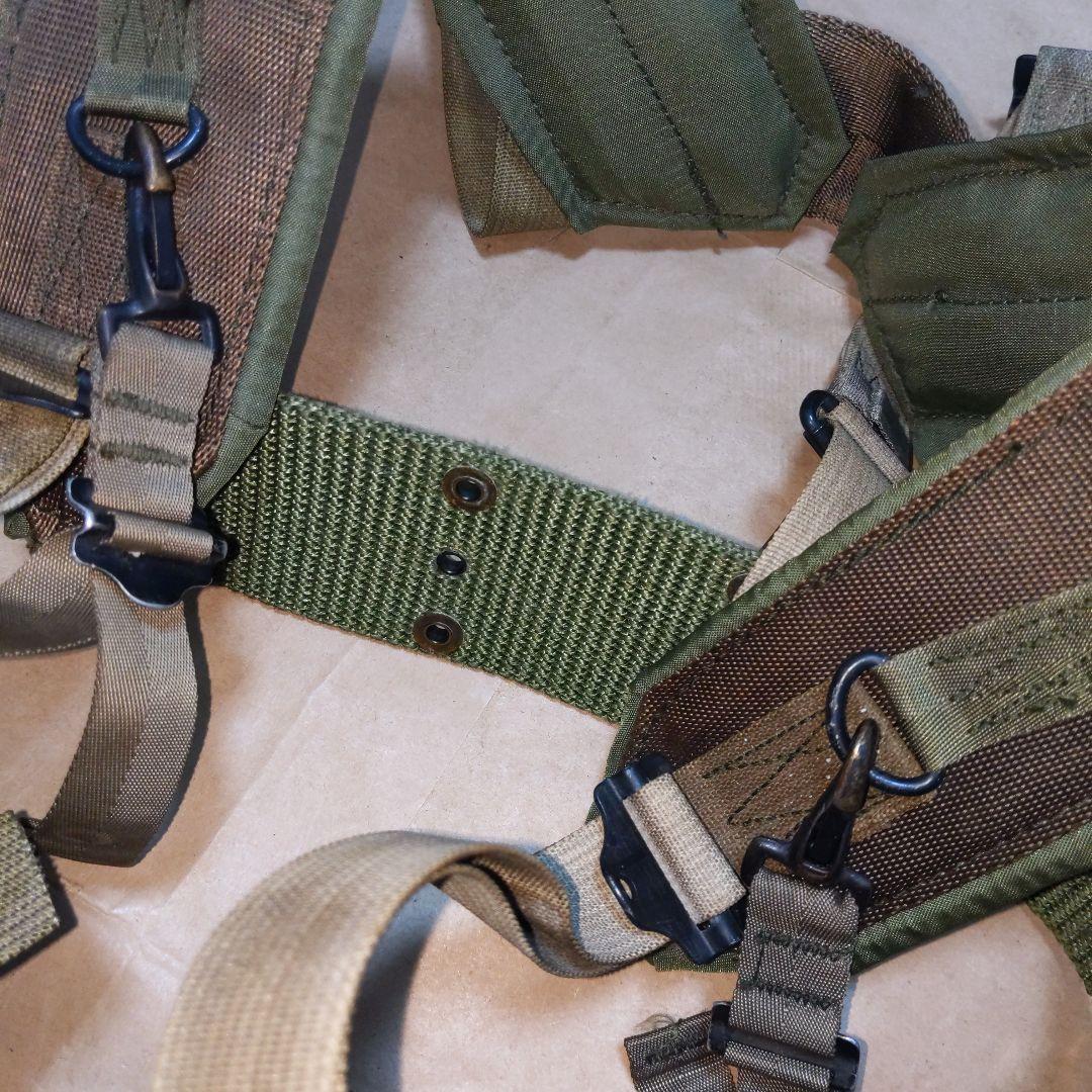 アメリカ陸軍M67装備 Hサスペンダー/ベルト/ポーチ 実物放出良品