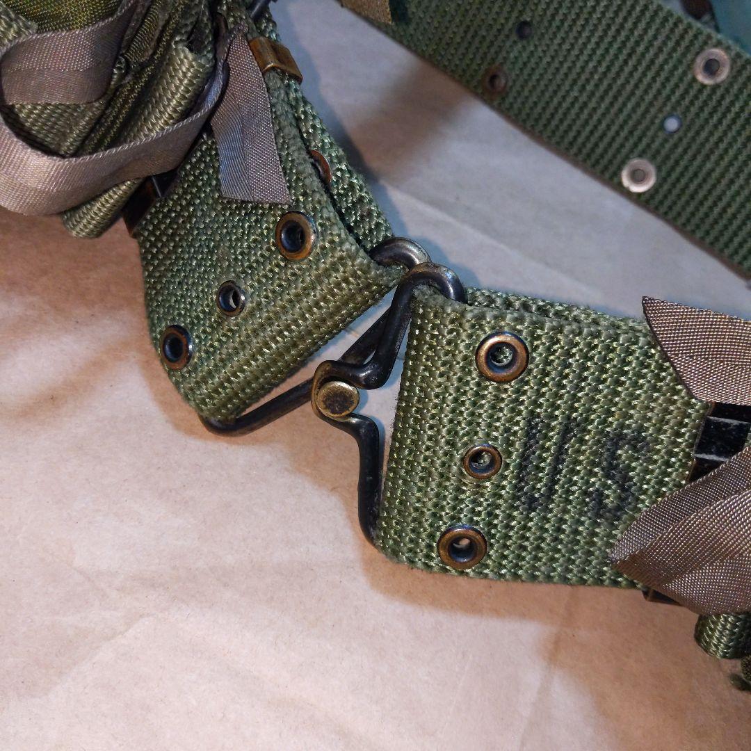 アメリカ陸軍M67装備 Hサスペンダー/ベルト/ポーチ 実物放出良品