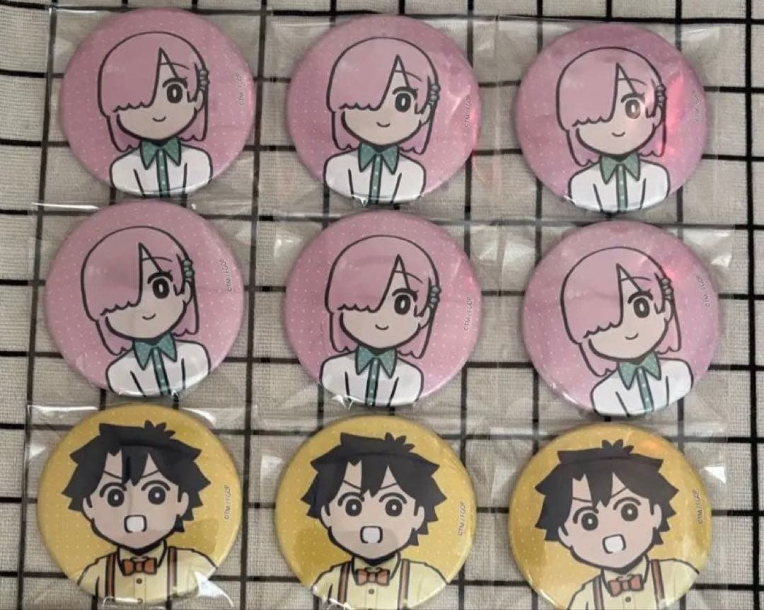 FGO 藤丸立香はわからない ポップアップ 缶バッジ モリアーティ 藤丸 マシュ