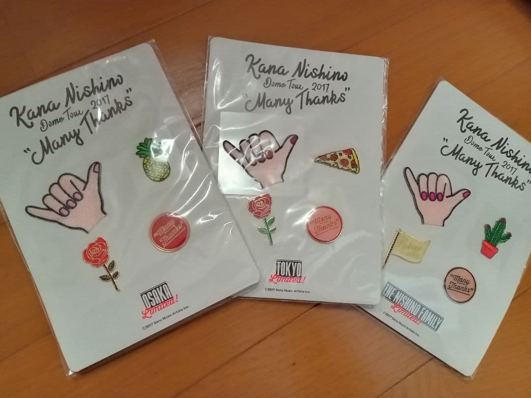 西野カナ 2017 Many Thanks グッズセット