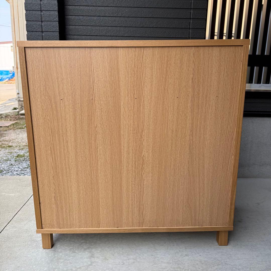 自宅保管品 無印良品 / 良品計画 4段チェスト 天然木 タモ材 現状渡し
