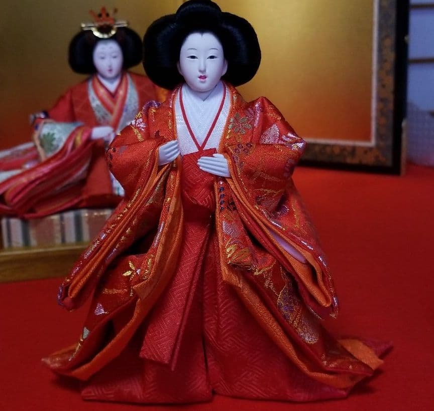 雛人形　親王と三人官女のセット
