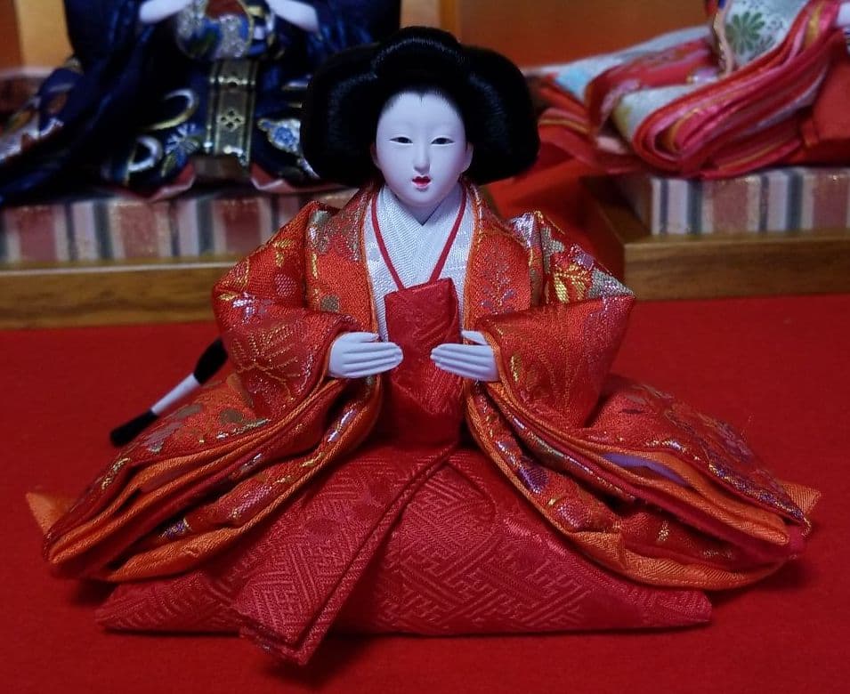 雛人形　親王と三人官女のセット