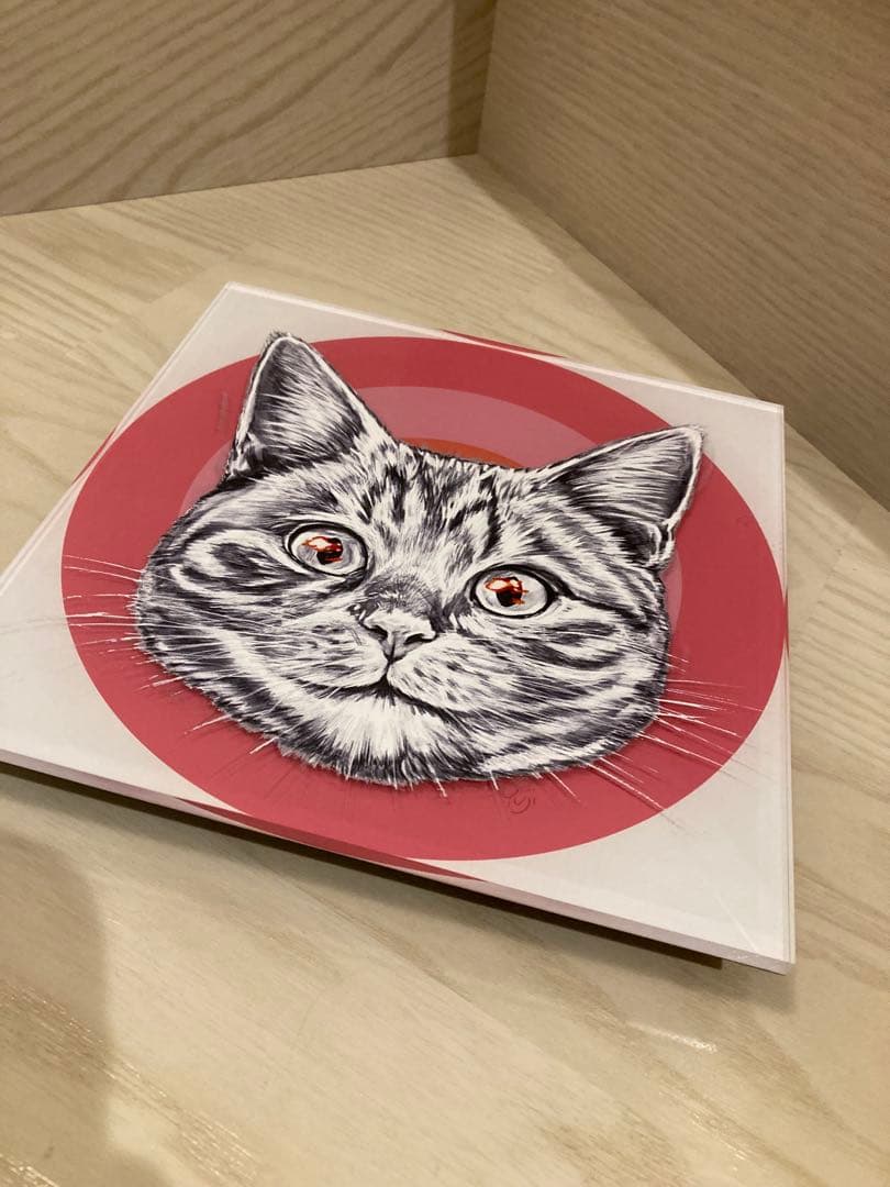 猫の顔イラスト アート作品