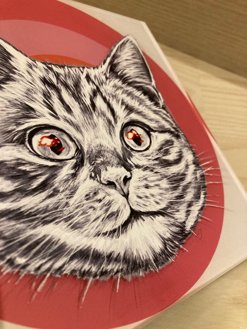 猫の顔イラスト アート作品
