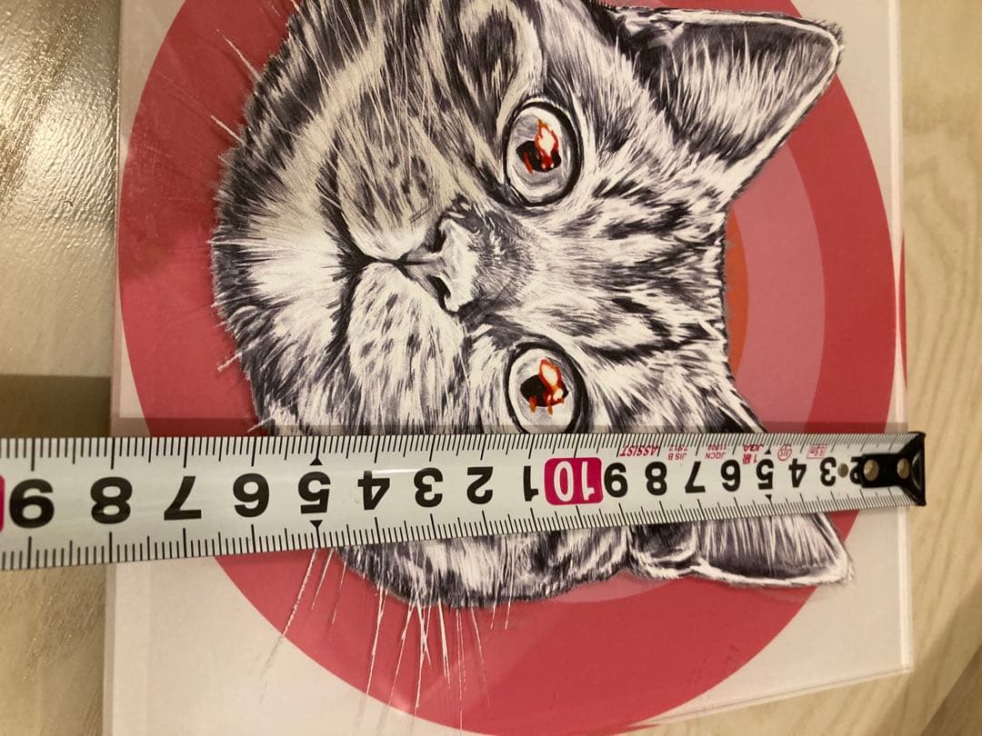 猫の顔イラスト アート作品