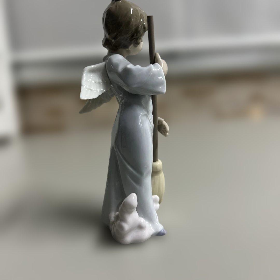 絶版/極美品】LLADRO/リヤドロ 5726 可愛い天使 「雲を払う」