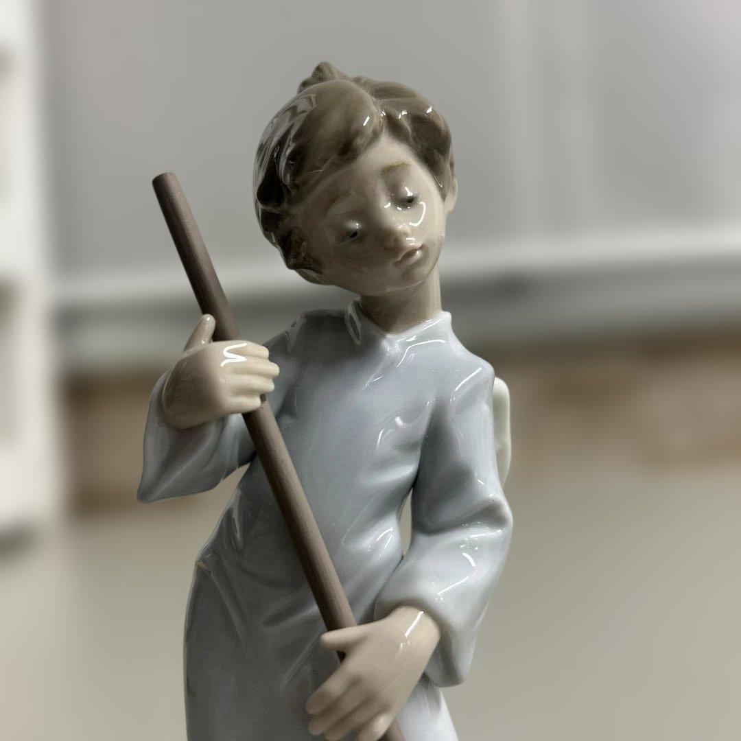絶版/極美品】LLADRO/リヤドロ 5726 可愛い天使 「雲を払う」