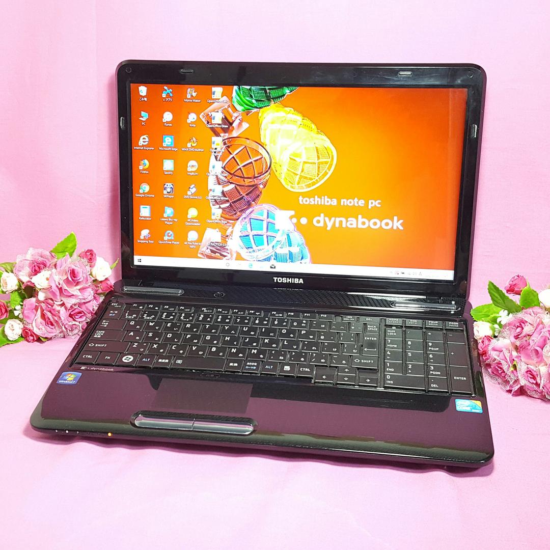 WINDOWS10✧東芝✧ダイナブック✧大容量320G✧高速メモリ4G✧HDMI