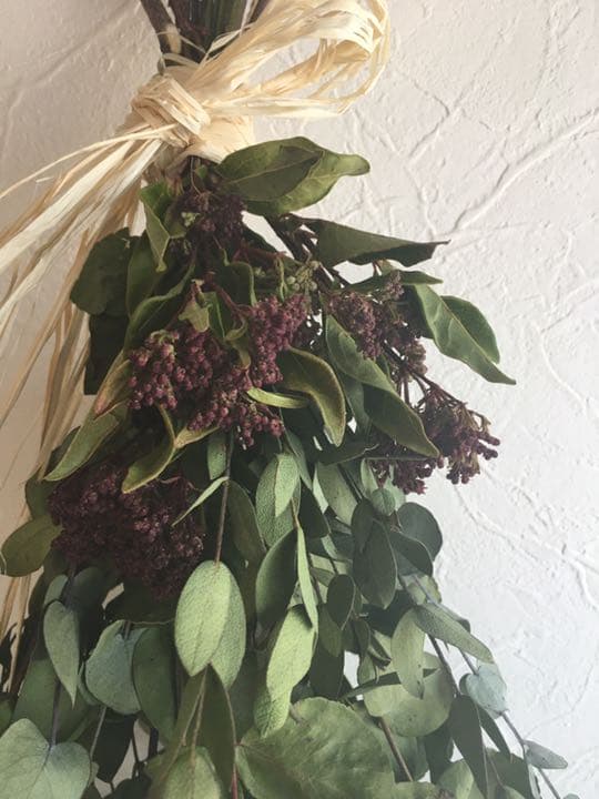 ユーカリ　ビバーナム⑤  ドライフラワー　42cm