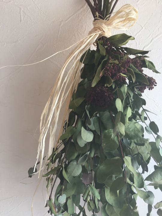 ユーカリ　ビバーナム⑤  ドライフラワー　42cm