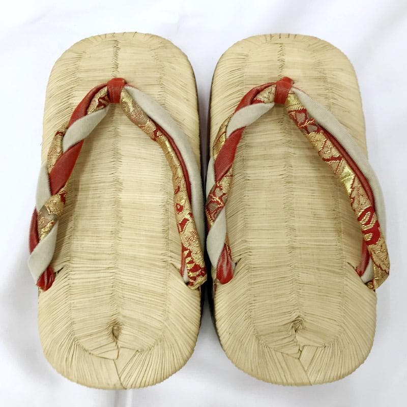 404ag81■七五三 七歳 こっぽり/ぽっくり/おこぼ 畳表■