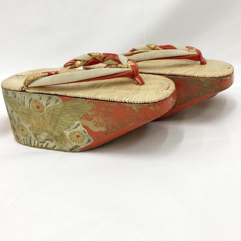 404ag81■七五三 七歳 こっぽり/ぽっくり/おこぼ 畳表■