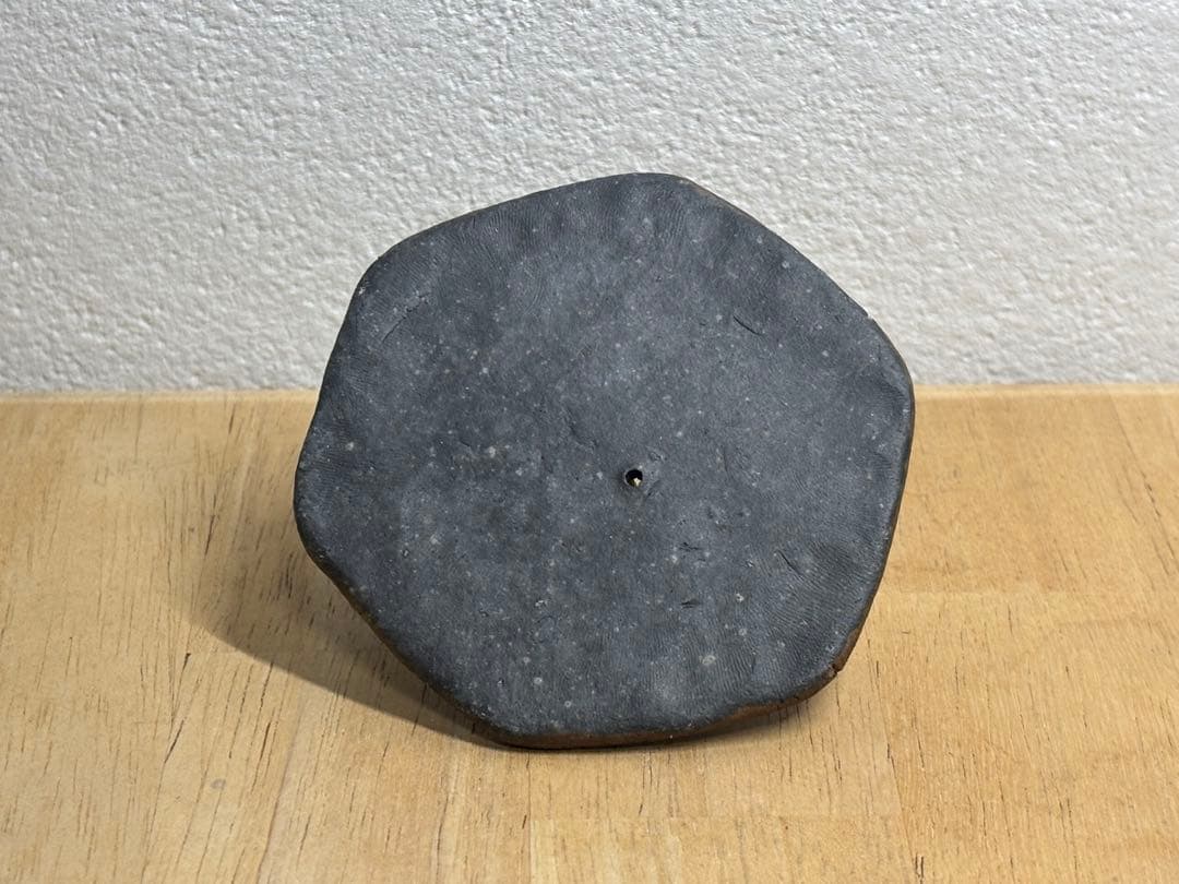 87. 備前焼 宝瓶 登り窯 龍 りゅう 6角 手びねり 急須