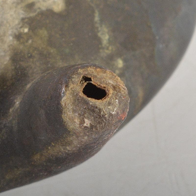 煎茶道具　朱泥窯変　急須　茶壷　V　R6136