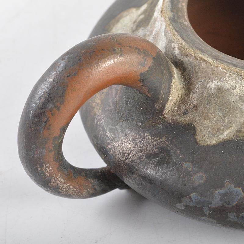 煎茶道具　朱泥窯変　急須　茶壷　V　R6136