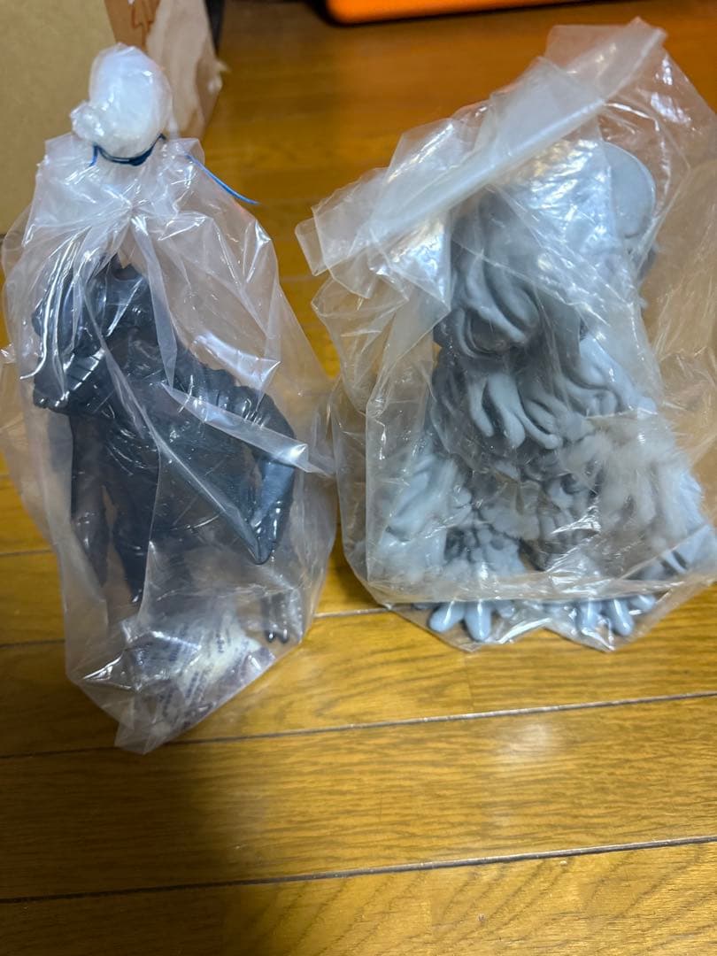 ゴジラ　ヘドラ　福袋　メカゴジラ　モスラ幼虫　ソフビ　蓄光　漆黒のヘドラ