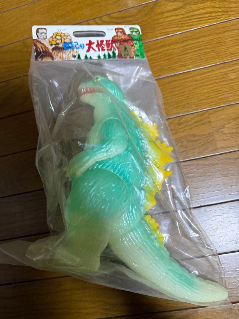 ゴジラ　ヘドラ　福袋　メカゴジラ　モスラ幼虫　ソフビ　蓄光　漆黒のヘドラ