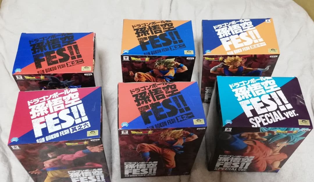 未開封　ドラゴンボール超 孫悟空FES!! フィギュア 6体セット