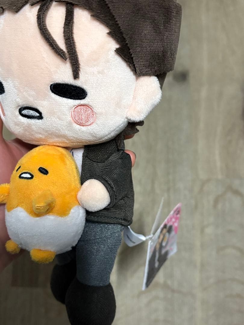 進撃の巨人エレン　ぐでたま　コラボ　ぬいぐるみ