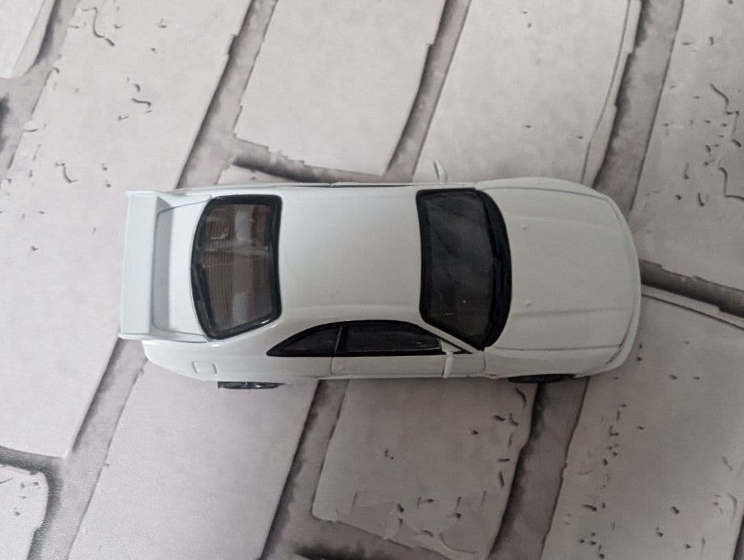 1/43 エブロ製 R33 GTR 極低超扁平カスタム　改造ミニカー
