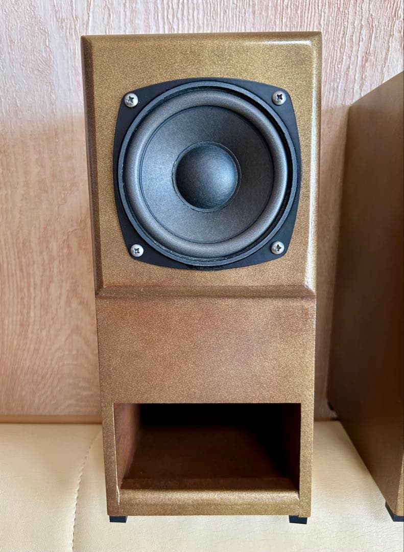 10cm フルレンジ使用 ダブルバスレフスピーカー（セミバックロードホーン）ペア