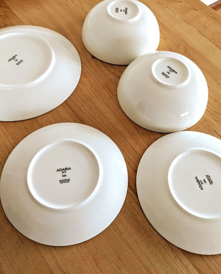 Arabia アラビア 24th ホワイトまとめて！廃盤？