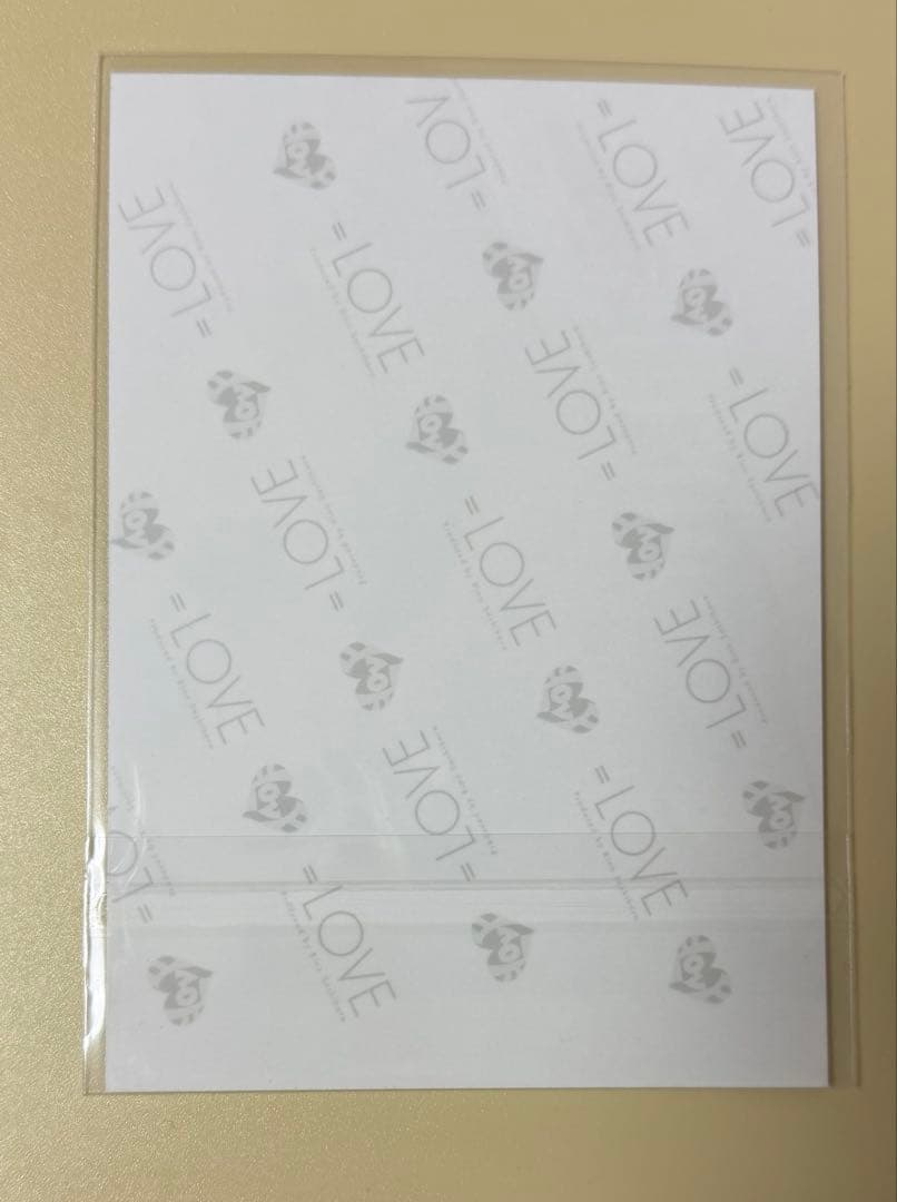 a*♡様 野口衣織　生写真　サイン　ラストノートしか知らない