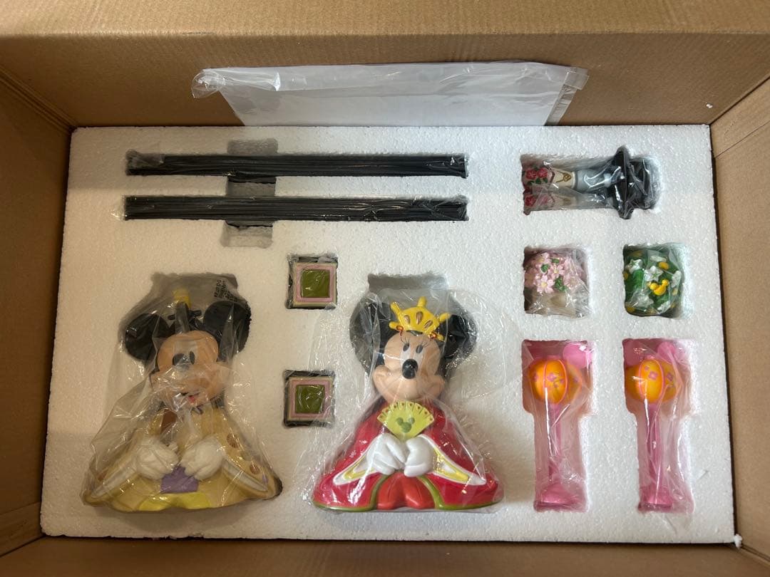【再値下げ】ミッキーミニー ひな祭り 親王飾り　ベルメゾン