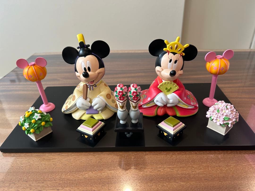 【再値下げ】ミッキーミニー ひな祭り 親王飾り　ベルメゾン