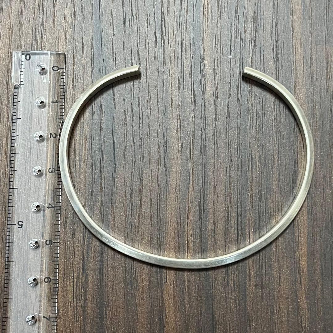 【新品・未使用】バングル カレンシルバー ハンドメイド 純銀97% カレン族
